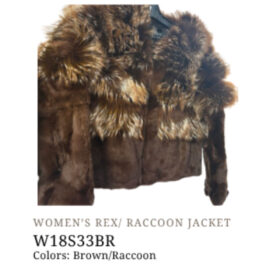 Women's Rex Rabbit & Fox Fur Short Jacket