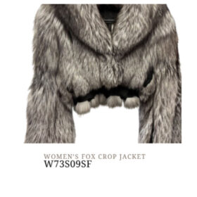 Women's Cropped Fox Fur Jacket