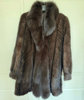 USED Fox Jacket Plus Size