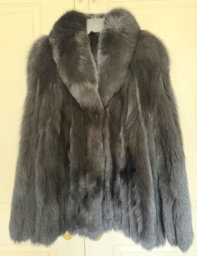 USED Fox Jacket Plus Size