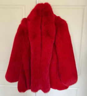 USED Fox Jacket Plus Size
