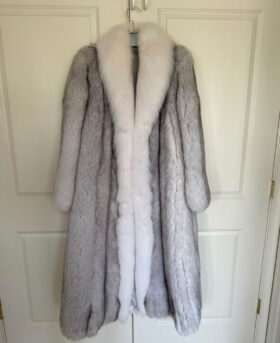 USED Fox Coat Plus Size